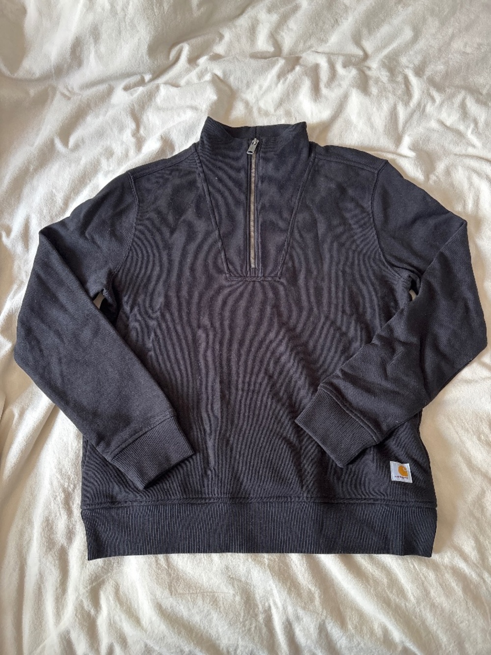 Carhartt 1/4 Zip up Sweater Sz Sm